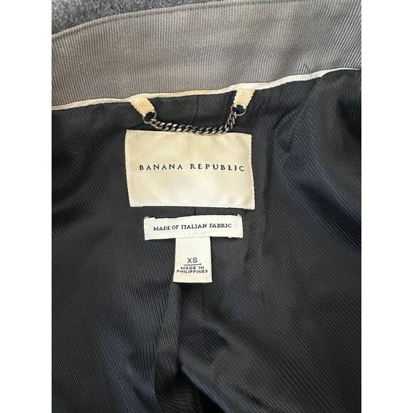 Banana Republic Wool Blend Pea Coat sz XS - Picture 3 of 5